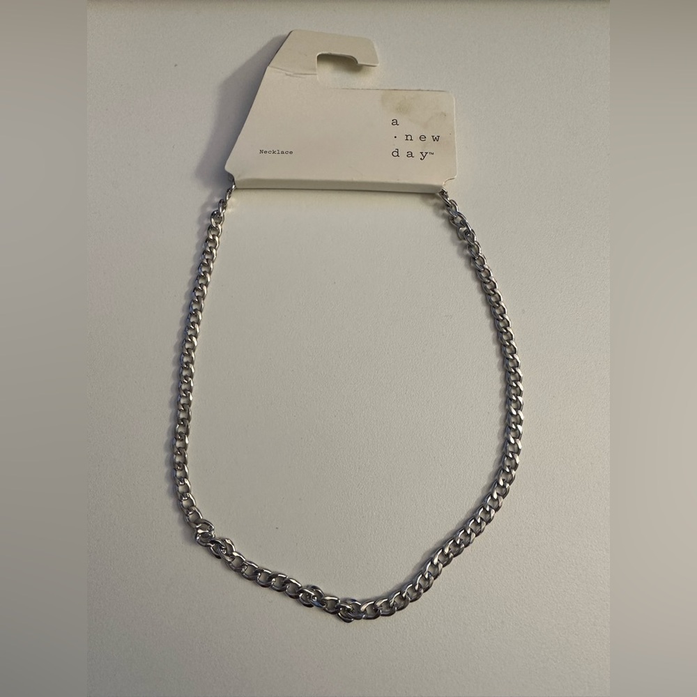 A New Day Silver Necklace.